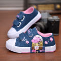 New Fashion Kids Canvas Shoes Denim Breathable Princess Girls Sneakers Flats Casual Tennis Shoes For Children Toddler Girl Shoes.