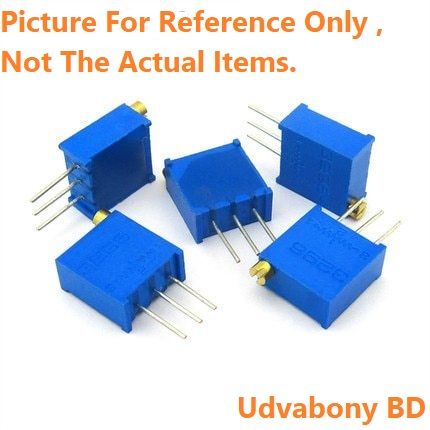 3Pcs-%203296%20103%20Square%20Cermet%2010K%20Ohm%201/2W%20Vertical%20Potentiometer%20Variable%20Resistors%203%20Pin%2010K%20Ohm%20Trimpot%20Trimmer%20103%20Potentiometer%2025%20Turn%203%20Pin%203296%20Adjustment%20Trim%20Pot%20Electronics%20Circuitry%20&%20Parts%20-%20Image%202