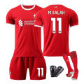 23-24 ew Lierpool ome o.11 Salah Jersey Children's Adult Student eam hes suit Football niform.