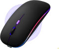 2.4G Wireless Mouse Bluetooth 5.0 Dual Mode Silent Mice For PC Laptop Win10 Mac. 