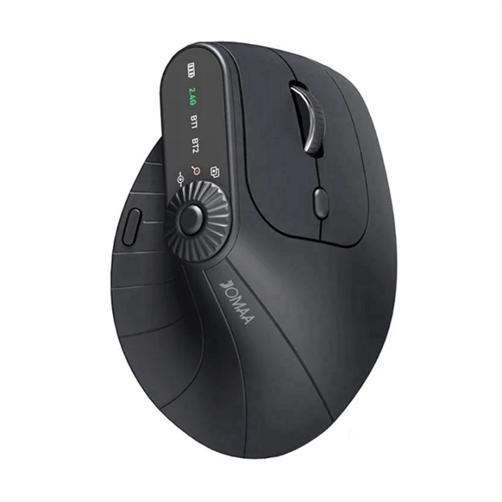 Ergonomic Wireless Mouse with Function Adjustment Knob,Black | Daraz.com.bd