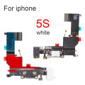 1Pcs Bottom USB Charger Flex For iphone 5 5S 6 6s Plus Charging Port Dock Connector Flex Cable With Mic Replacement Part.