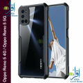 Xundd Back Cover for Oppo Reno 5 4G / Oppo Reno 5 5G Transparent Hybrid Hard PC Back Bumper. 
