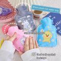 Hot Water Bag Explosion-proof Hand Warm Portable Plush Water Bag Compression Resistant Hand Warmer. 