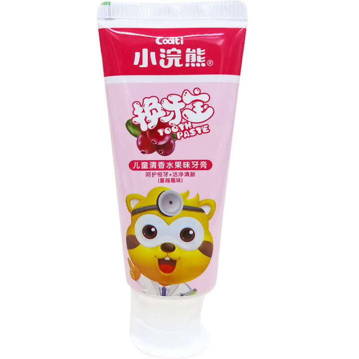 Little%20Raccoon%20Children's%2070g%20Baby%20Fluoride%20Free%20Protection%20Toothpaste%20During%20Teeth%20Replacement%20Fruit%20Flavor%20Blueberry%20Cranberry%20-%20Image%203