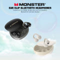 Monster Ear Bone Conduction Headphones AC500 Bluetooth 5.3 Ear Clip on Ear Earring Wireless Earphone Sports Running Earbuds.