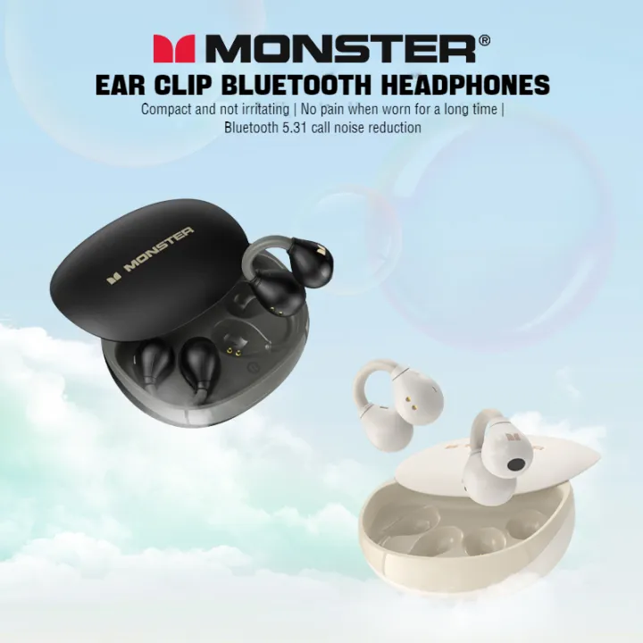 Monster%20Ear%20Bone%20Conduction%20Headphones%20AC500%20Bluetooth%205.3%20Ear%20Clip%20on%20Ear%20Earring%20Wireless%20Earphone%20Sports%20Running%20Earbuds%20-%20Image%202