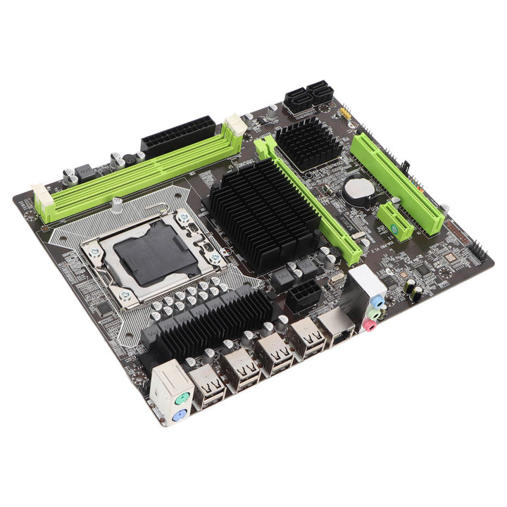 Motherboard X58 1366 Pins DDR3 Channel Sound Card Phase
