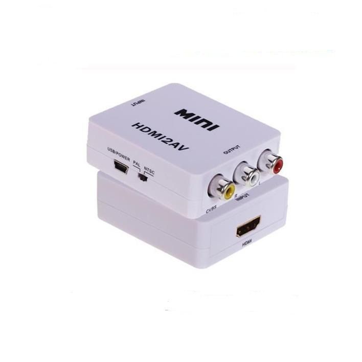 HDMI%20to%20AV%201080P%20Converter%20HDMI%20to%20RCA%20Audio%20Video%20CVBS%20Adapter%20-%20White%20-%20Image%202
