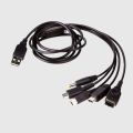 5in1 USB Charging Cable For Nintendo-3ds NDSi GBA-SP 2DS/3ds XL LL NDSL WiiU- And Sony PSP Charger Cable Replacement Game Parts.