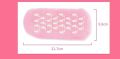 1Pair Anti Slip Foot Care Silicone Socks Reusable Spa Gel Socks. 