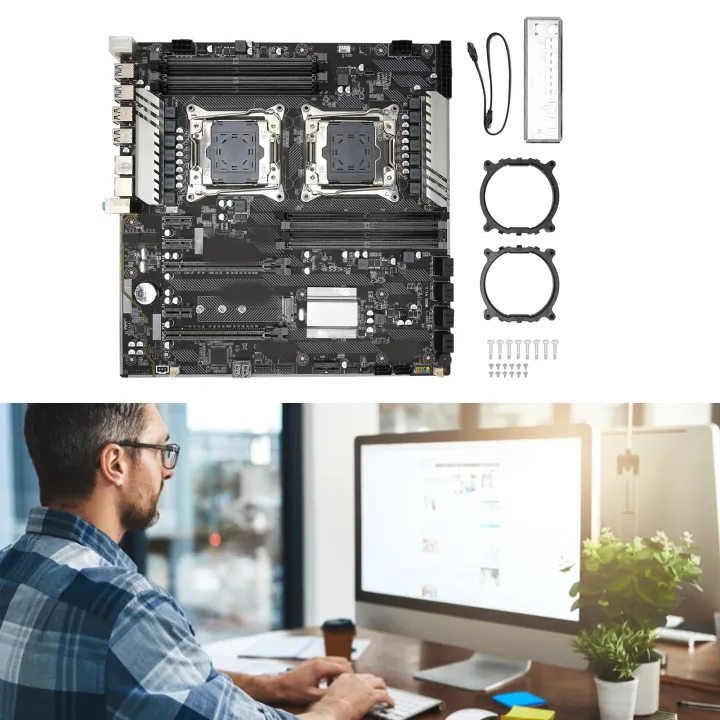 DDR4%20Motherboard,%20Channel%20E%20ATX%20Motherboard%20X99%20DUAL%20F2%2010%20SATA3.0%20LGA2011%20V3%20V4%20with%202%20Gigabit%20NIC%20for%20Desktop%20PC%20-%20Image%206