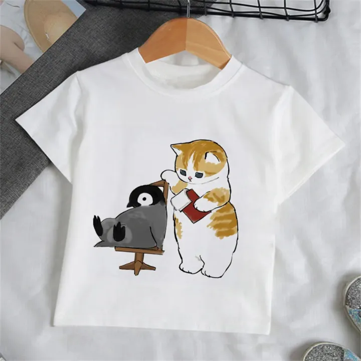 Girls%20Cartoon%20Cat%20T%20Shirt%20Tee%20Fashion%20Kids%203-12%20Years%20Outdoor%20Clothes%20for%20Children%20Teenagers%20T-Shirt%2010%20Years%20Old%20Girls%20Clothes%20-%20Image%203