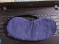 Sleeping Eye Mask for Travel Comfortable Cotton Sleep Mask with Elastic Band Unisex Black Eye Mask for Deep Sleep. 