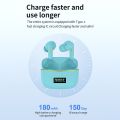 【FUPANG】Misuli TWS Bluetooth 5.3 Digital Display Touch Bluetooth headset stereo Bluetooth earbuds sports earphone canceling gaming headset with anti-drop lanyard. 