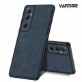 Vantime for Realme C65 4G Case PU Leather Slim Matte Hard Back Cover. 