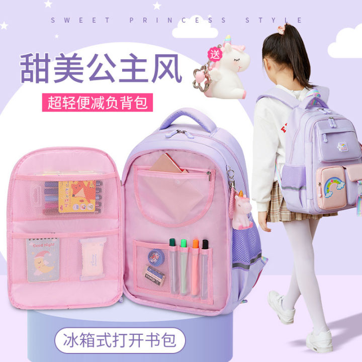 New%20Primary%20School%20Student%20Schoolbag%20Mori%20Leisure%20Children's%20Bags%201-3-6%20Grade%20Side%20Refrigerator-Style%20Student%20Backpack%20Female%20-%20Image%202