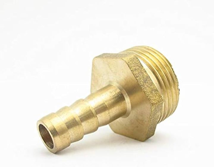 1pc 8mm Hose Barb OD X M8 Metric Male Thread 304 Stainless Steel E Brass Fitting - Foto 5
