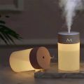Portable Air Humidifier Ultrasonic 260ML Mini Car Humidifier Aromatherapy Diffuser Sprayer USB Essential Oil Atomizer LED Lamp. 