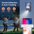 4MP Dual Mirror 8MP Security IP Camera Wireless Zoom Automatic Tracking Human Body Detection Night Vision Bidirectional Audio APP Remote Monitoring. 