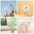 Cute USB Mini Fan Portable Handheld Fan Rechargeable Mini Handy Fan Pocket Size Low Noise Small Electric Fan Student Dormitory.