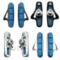 BRAKCO Carbon Fiber Wheel Brake Shoes Replaceable Noise Reduction Road Bike Carbon Wheel C Clamp Brake Pad for Brompton,galactic. 