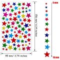 6/60Sheets Children's Stickers Star Stickers School Reward Behavior Chart Children's Handmade Clip Art Decoration. 