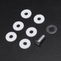 1 set 2 3 Tier Cake Plate Stand Heavy Metal Center Handle Fitting Hardware Rod.