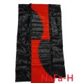 Universal Bamboo design seat cover for motorcycle . Red and Black C1.