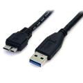USB 3.0 to USB Micro-B cable for HDD encloser white - Cable Protector.