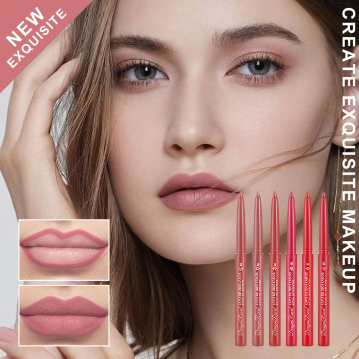 BataBata%20Dragon%20Ranee%206%20Color%20Velvet%20Matte%20Lip%20Liner%20Crochet%20Lip%20Pencil%20Matte%20Soybean%20Pink%20Swirl%20Lipstick%20Pencil%20-%20Image%202