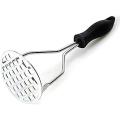 Stainless Steel Potato Masher With Plastic Handle, Food Press For Fruit And Vegetable - Vegetable Cutter. 