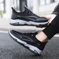 Spring and summer new men's shoes trend, sporty style, casual single shoes, foreign trade thick-soled outdoor hiking shoes, walking men's shoes.