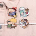 【Universal Car Parts Store】Spirited Away Movie Pins Howl Sofia Ghibli Brooch Lape Badges Miyazaki Hayao Jewelry. 