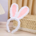 Plush Rabbit Ears Hairband Rabbit Ears Hair Hoop Cartoon Rabbit Ears Headband Cute Rabbit Ears Hairband Plush Cute Rabbit Hair Bands Rabbit Ears Headband Rabbit Ears Hair Accessories.