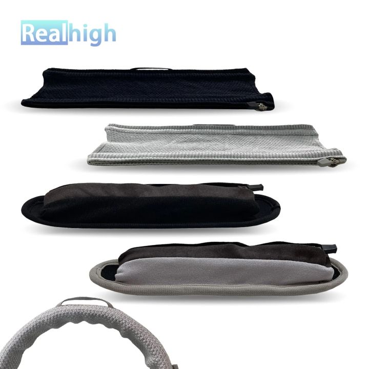 Realhigh Headband Cover Compatible With Corsair HS50,HS60,HS70,HS70 Pro,HS35 Headphones Headband Weave Zipper Head Beam