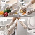 Dish Washing Cleaning Gloves Kitchen Waterproof Cleaning Rubber Gloves For Dish Washing Fruit Vegetable Kitchen Nitrile Gloves. 