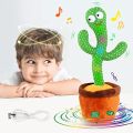 Talking & Dancing Cactus Mimicking Toy (USB CHARGING)- songs including Happy Birthday And other. 