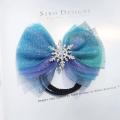Hair Clips for Women, Snowflake Hair Accessories, Crystal Hair Ties Girls, Hairpins Blue Hair Scrunchies Headbands.