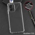 Realme C33 Cover Soft Transparent Full Protection Clear Back Cover for Realme C33 Cases - Phone - Camera (Back Case Cover For Smartphone). 