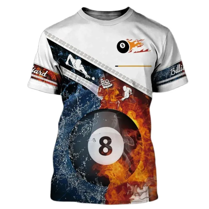 Billiards%20Snooker%20Print%20Shirt%20Men's%20T-shirt%20Tops%20Summer%20Casual%20Sweatshirt%20Oversized%20Short%20Sleeve%20Pullover%20Personalized%20Clothes%20-%20Image%208