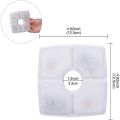 4PCS Active Carbon Resin quare Filter Pet Water Dispenser Filter Replacement. 