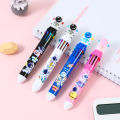 Cartoon Astronaut Ballpoint Pen Student Creative Ten-color Pen Multi-color Hand Account Pen Stationery Supplies. 