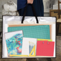 Document Organizer Bag Art File Folder Art Portfolio Bag Durable Art Portfolio Organizer PVC Storage Pocket. 