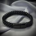 Stainless Steel Bracelet for Men Black Color 5*10 [21cm]. 