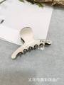 Hair accessories, Miumiu women's acetic acid grip large shark clip, 2024 new high-end hair clip. 