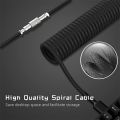 Coiled Cable Mechanical Keyboard Aviator Cable Type C Custom Usb Port Cable Aviator Coiling Cable For Gaming Keyboard Access. 