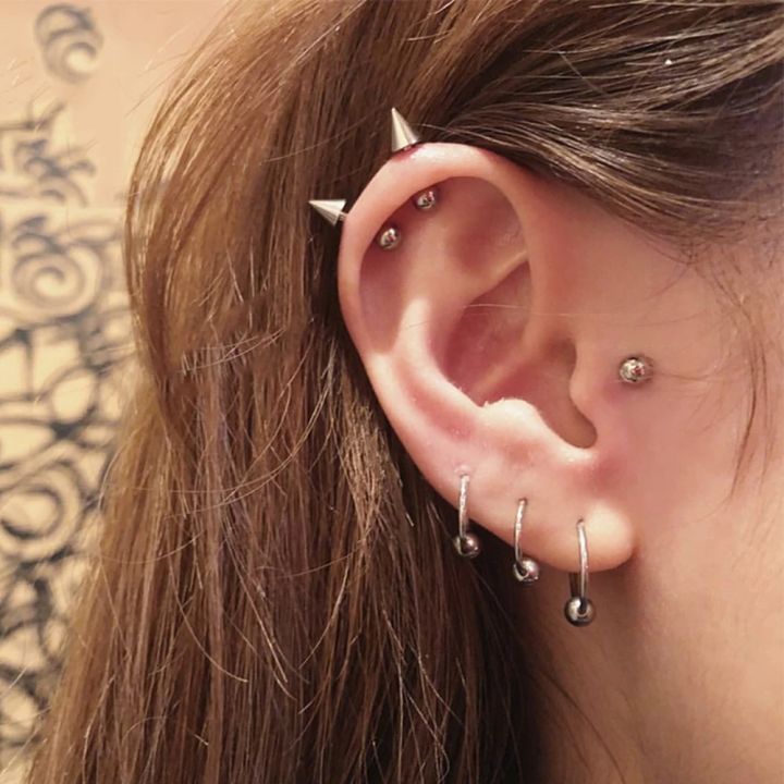 5Pcs%20Stainless%20Steel%20Nose%20Ring%2016%20Gauge%20Septum%20Piercing%20Ear%20Helix%20Earrings%20For%20Women%20Men%20Punk%20Jewelry%20Lip%20Piercings%20Rings%20-%20Image%204