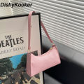 DishyKooker Retro Plaid Baguette Underarm Bag Pu Leather Zipper Shoulder Bag For Women Valentines Gifts. 
