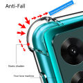 Olige Casing For Realme Note 60 New transparent airbag four corners drop-proof all-inclusive phone case. 